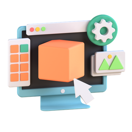Landing Page Design Icon