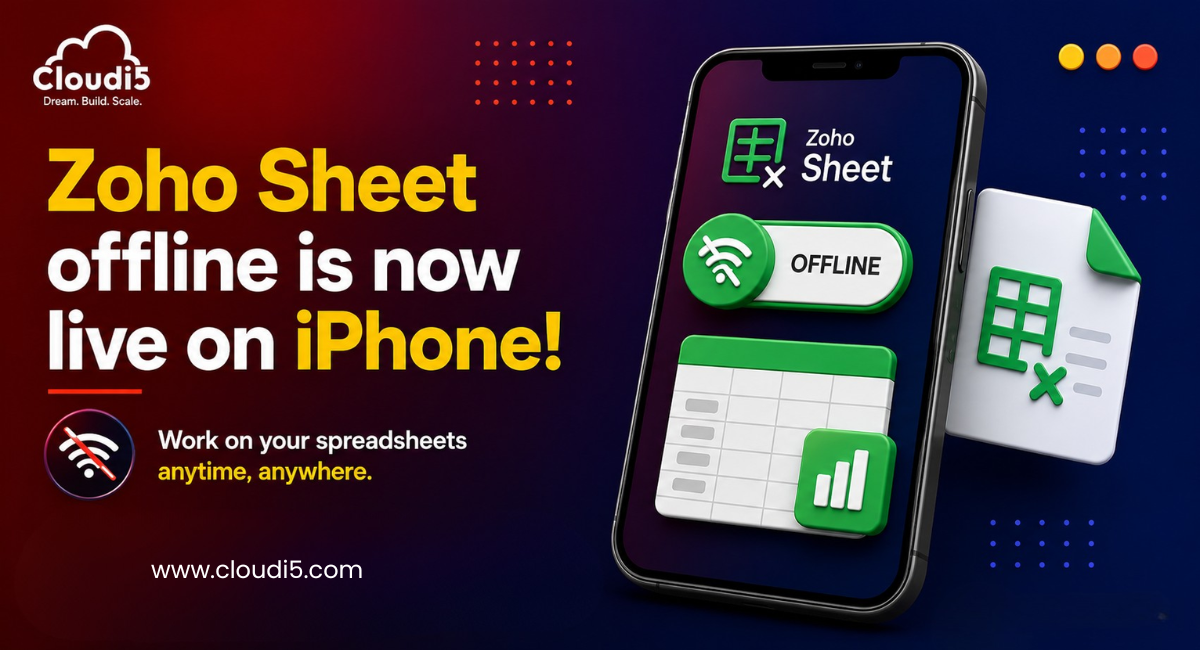 Zoho Sheet Offline Is Now Live On IPhone