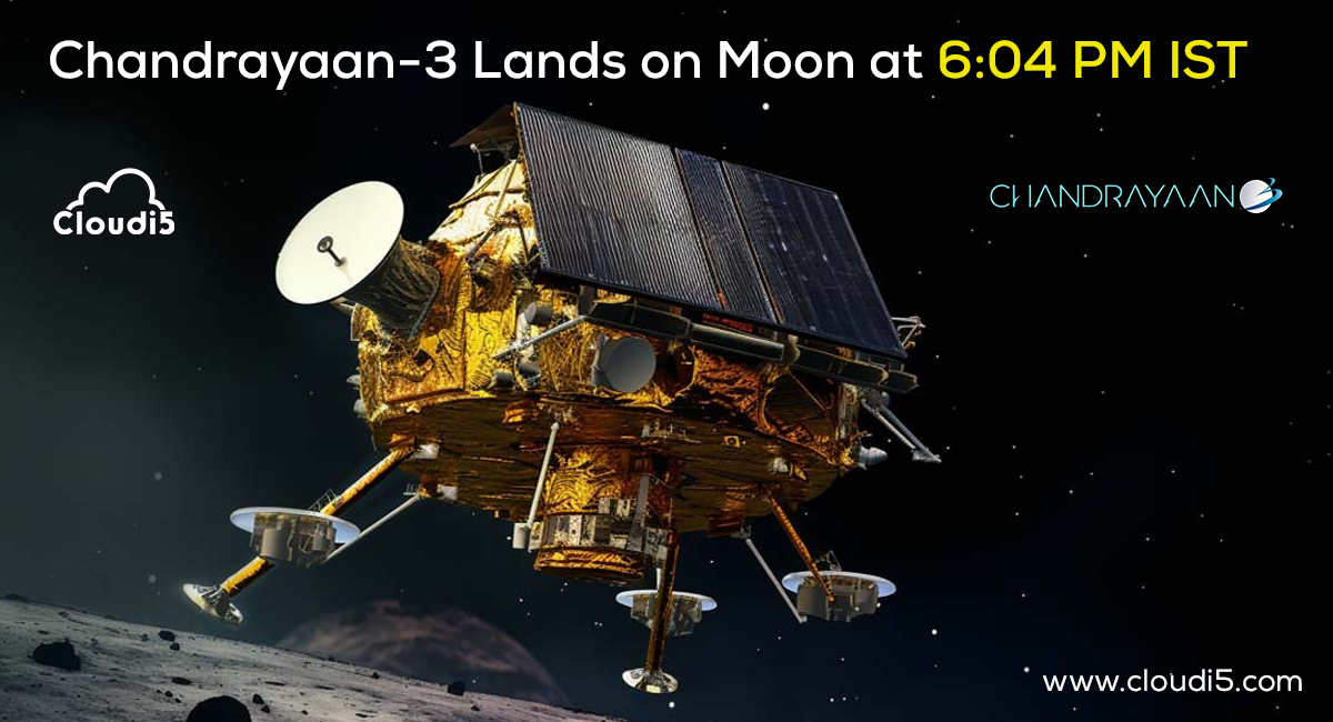 India's Chandrayaan-3 Lands on Moon's South Pole at 6:04 PM IST